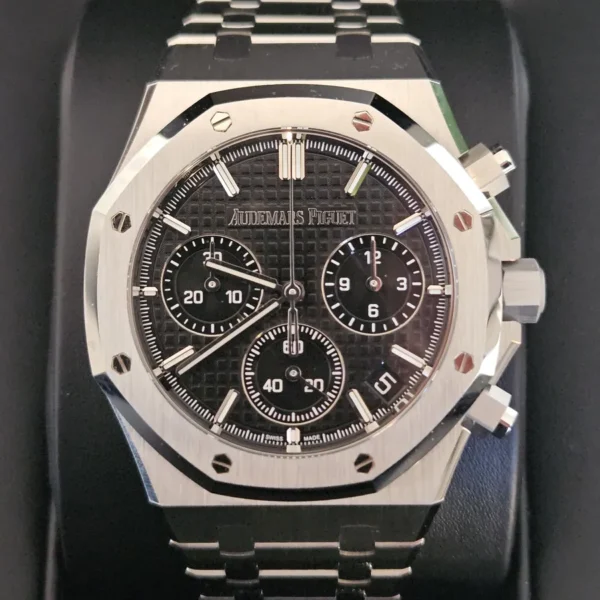 AUDEMARS PIGUET ROYAL OAK CHRONOGRAPH 26240ST – BLACK DIAL