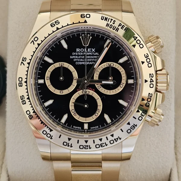 ROLEX DAYTONA 126508 – ORO AMARILLO | DIAL NEGRO