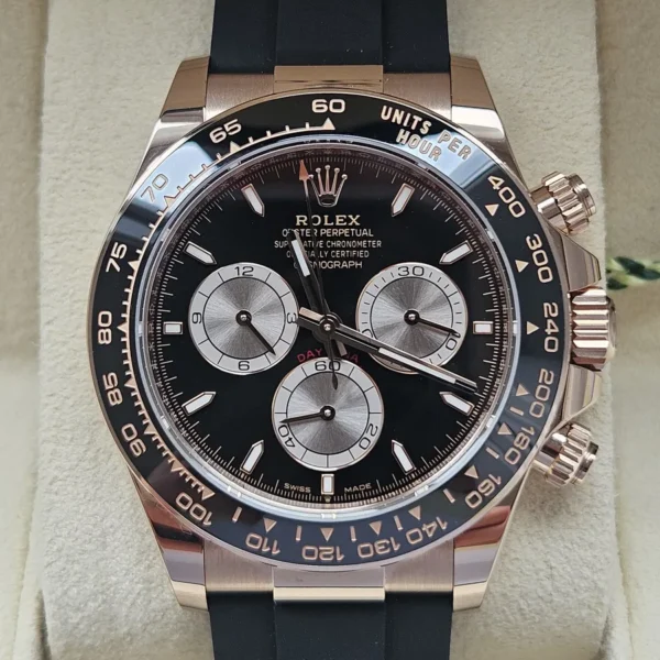 ROLEX DAYTONA 126515 – ORO ROSA | DIAL NEGRO